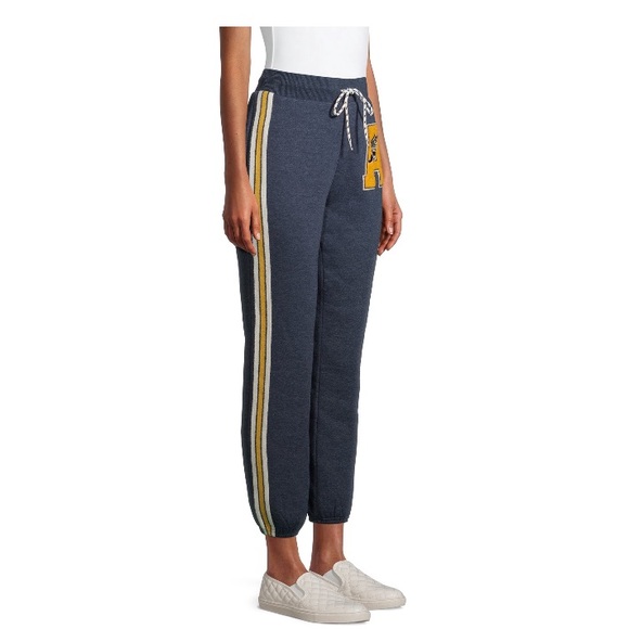 No Boundaries Sherpa Lined Blue Joggers - Picture 2 of 6